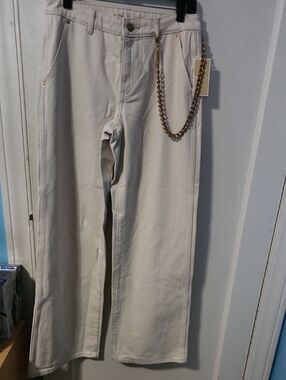 Michael Kors Natrin Wash with gold logo Chain Accent